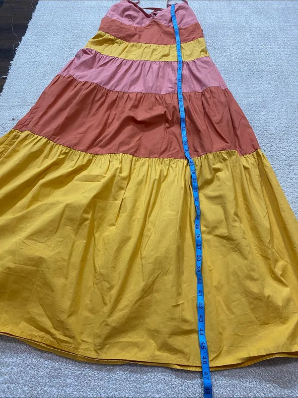 Tiered Colorblock Maxi Dress - Image 13