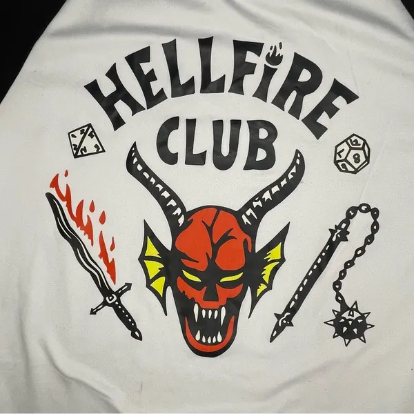 Hell fire club short sleeve t shirt medium stranger things shirt - Image 2