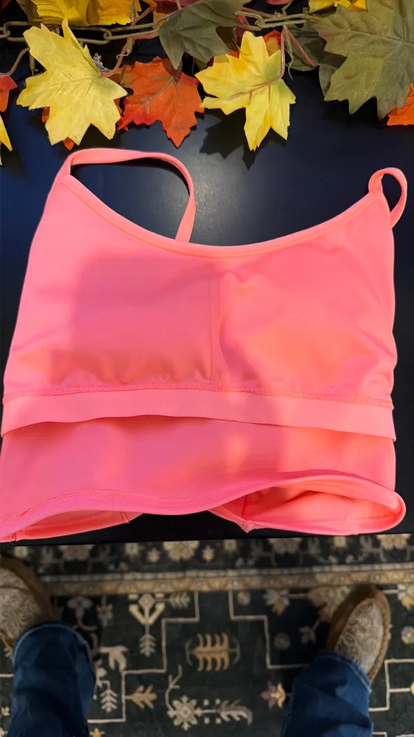 PINK Victoria's Secret Sports Bra Pink - Image 5