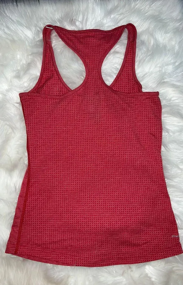 Adidas Aeroknit Heather Red Athletic Tank Top Size XSmall - Image 2