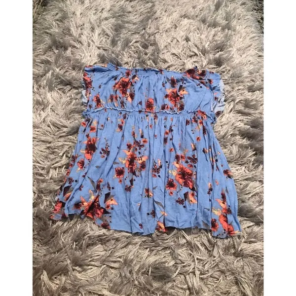 Free people floral top‎ size XS Off the shoulder floral top - Image 5