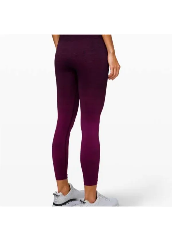 Lululemon Ebb to Train Tight *Wash Marvel / Black / Black size2 NEW - Image 2