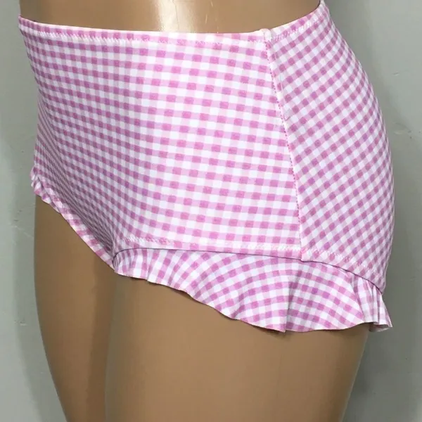 New. WILDFOX Gingham Frill bikini bottom. NWT - Image 3