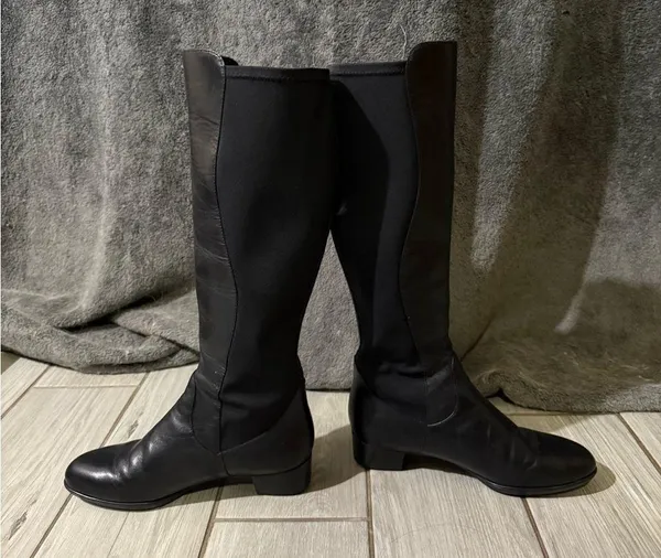 Munro Black Knee High Boots - Image 7