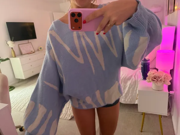 Amazon sweater Purple - Image 3