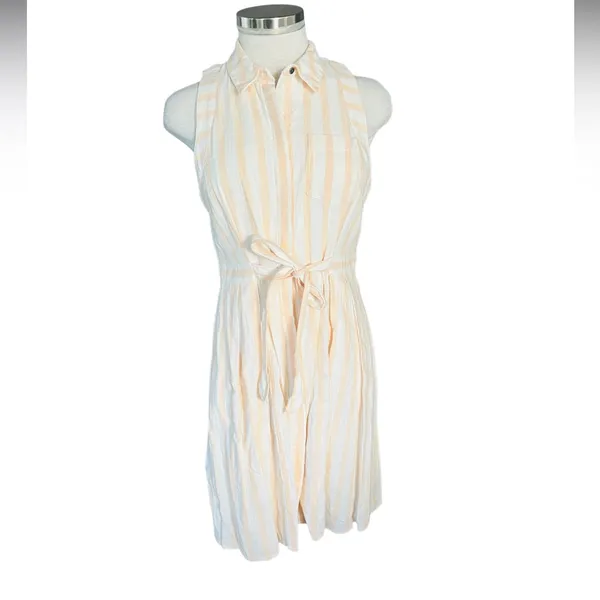 Anthropologie Billie Shirtdress Striped Size 6 - Image 2