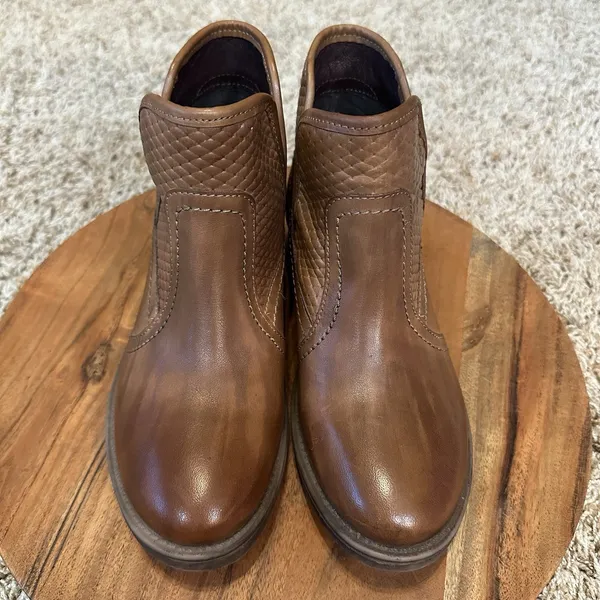 Roan by Bed Stu Gossip Leather Boots Booties Womens Size 6 Brown Western Casual - Image 3