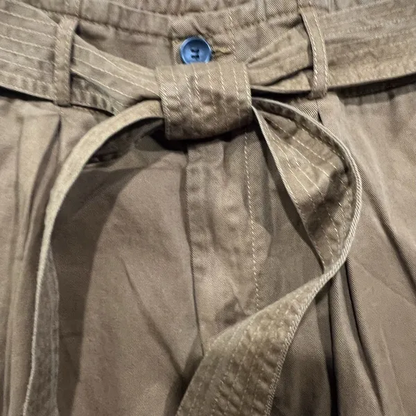 Free People Size 8 Hi Waisted Pegged 90's Crop Ankle Pants Brown Cotton‎ Women’s - Image 5