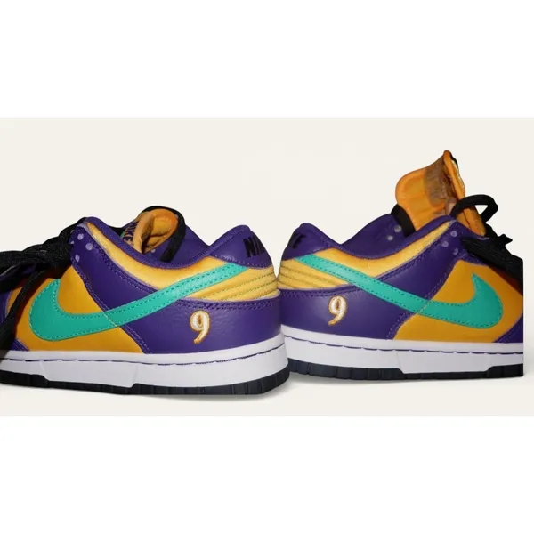 Nike Dunk Low LX Lisa Leslie Sparks Womens 8 Mens 6.5 Purple Gold‎ DO9581-500 - Image 2