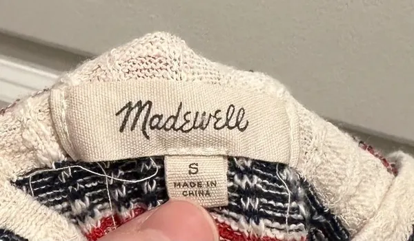 Madewell Striped Knitted Sleeveless Tank Top - Image 4
