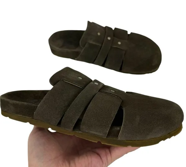 Free People Mule Clogs Sunday Season Khaki Green Slip On Women’s 36 USA 6 - Image 4