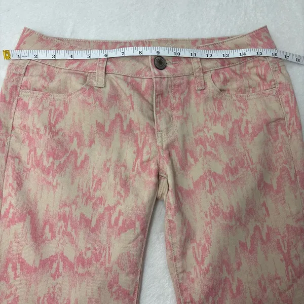 American Eagle Outfitters Jegging Pink Low Rise‎ Super Skinny Leg Stretch size 4 - Image 4