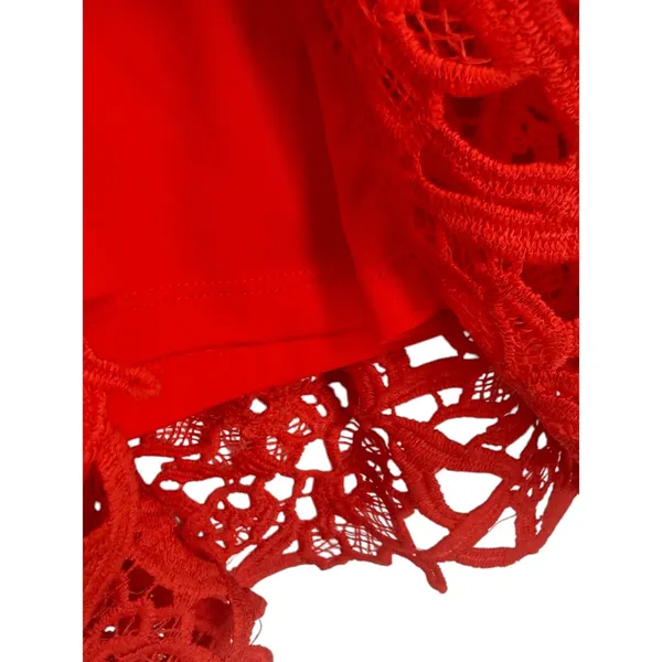 NWT ASTR the Label Lattice Inset Sleeveless Lace Fit & Flare Mini Dress Sz Small - Image 13
