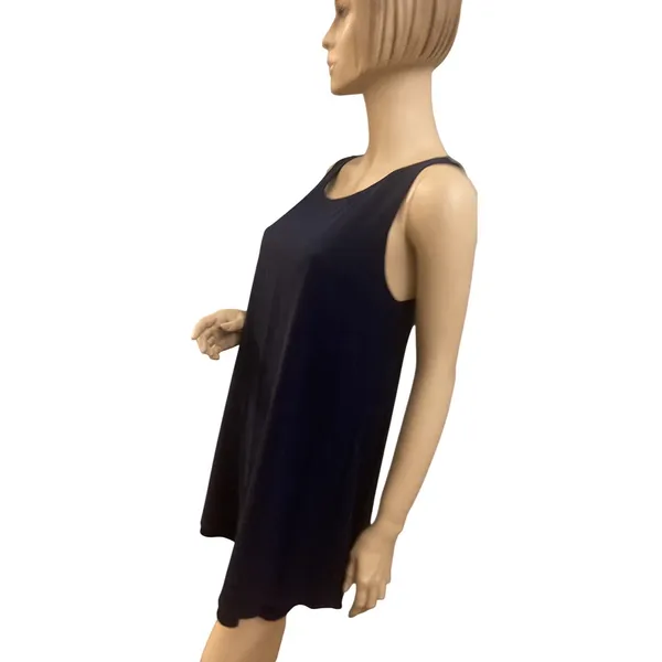 Alice + Olivia Silk Mini Dress‎ Navy Blue - Size Small Petite - Image 6