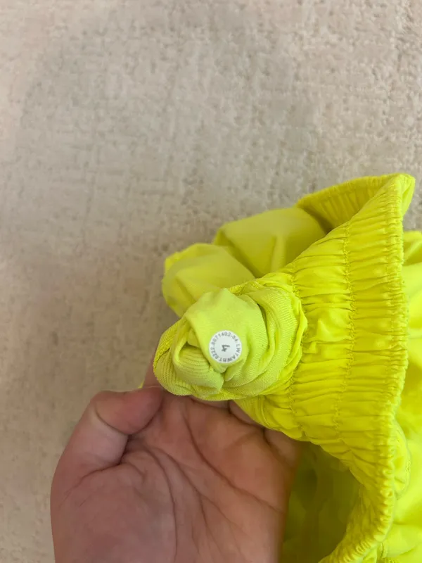 Yellow Lululemon Hotty Hot Shorts - Image 3