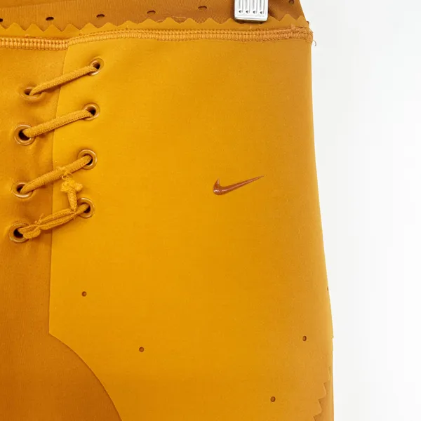 Nike Dri Fit Womens Faux Lace Western‎ Tulip Hem Leggings Size M Burnt Sienna - Image 5