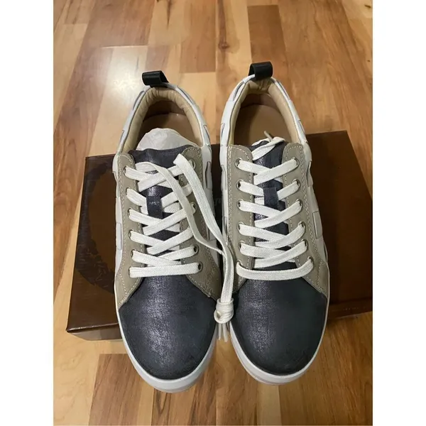 Diba True Yuliana Black White Leather Sneaker Size 8.5 New With Box - Image 9