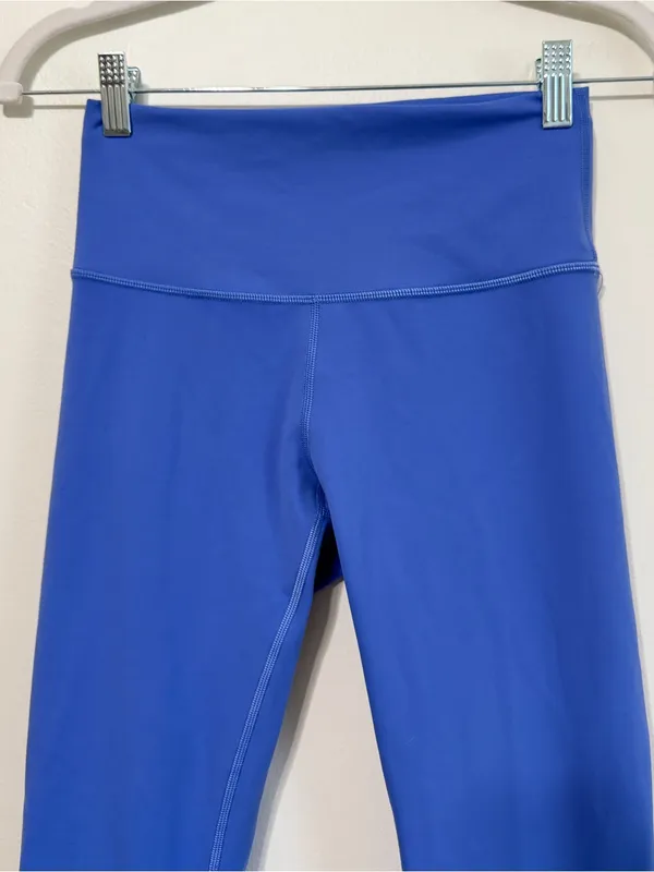 Lululemon Wunder Train HR Tight Size 6 Cropped 23" Leggings Wild Indigo - Image 3