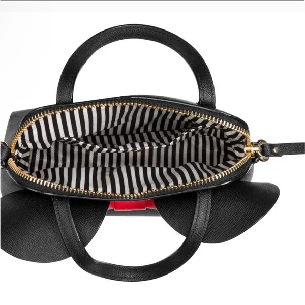 Kate Spade Minnie Mouse Mini Maise Crossbody Bag Purse Disney Black Ears Leather - Image 10