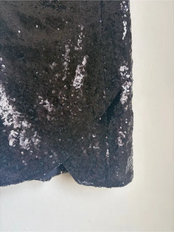 Urban Outfitters Black Sequins Mini Dress - Image 4