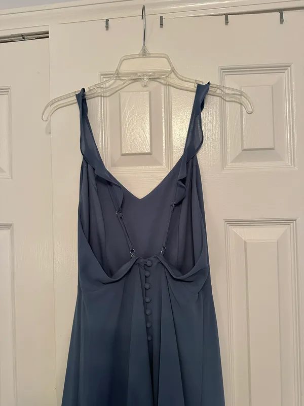Lulus Slate Blue Maxi Formal Dress - Image 6