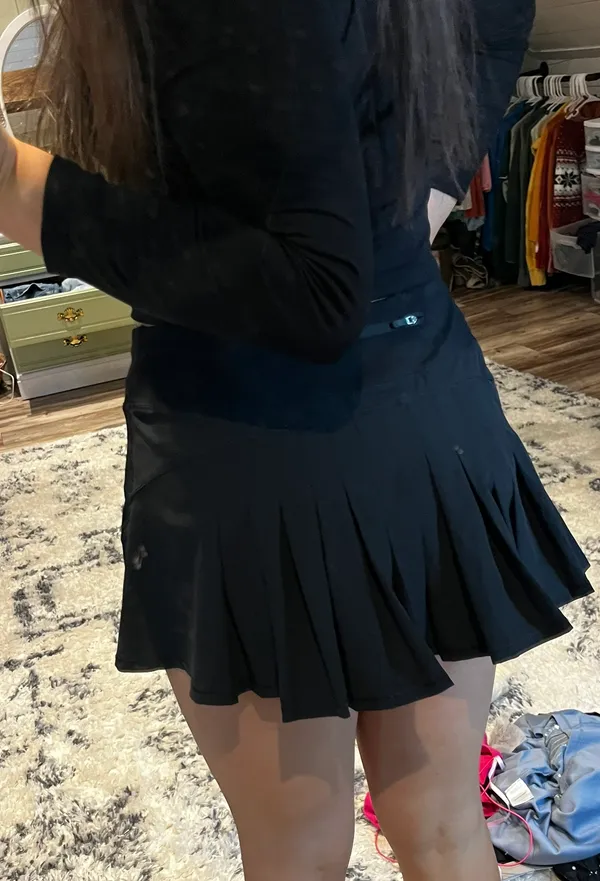 black athletic skirt - Image 4