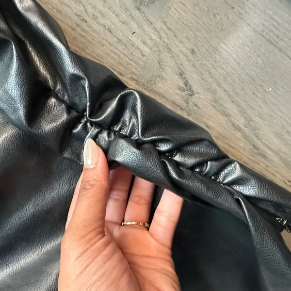 H&M VEGAN LEATHER TANK TOP - Image 3