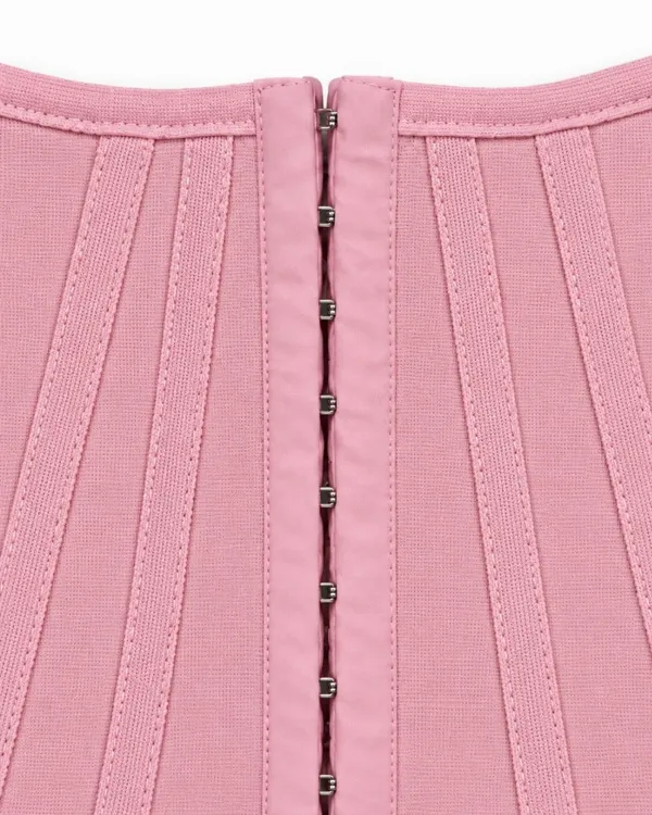 PrettyLittleThing Pink Corset Top 🎀 - Image 2