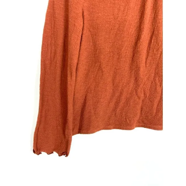 Madewell texture‎ & thread burnt orange top - Image 3