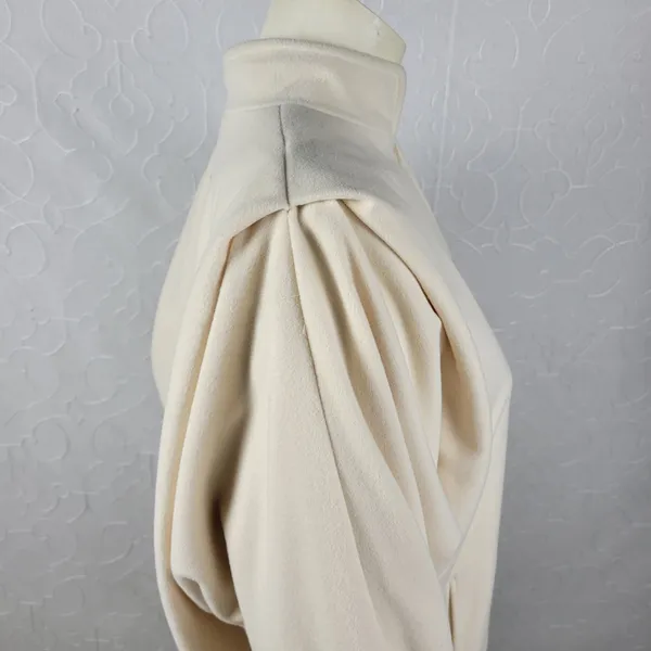 Wellington Fashions Kashmiracle Womens Jacket Coat Size M Cream Fleece Lined - Image 10