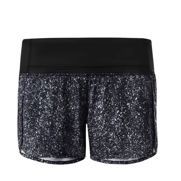 Lululemon Run Times Short in Mini Splatter White Black Size 6 - Image 3