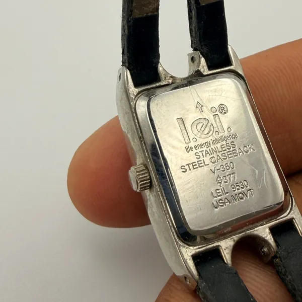 Vintage L.e.i. Y2K Split-Strap Fashion Watch LEIL 9530 Working New Battery - Image 3
