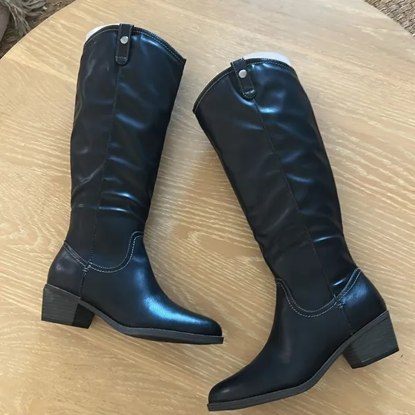 Naturalizer Women's Zoya Western Boot, Black, Size 9.5, NWOT - Image 4