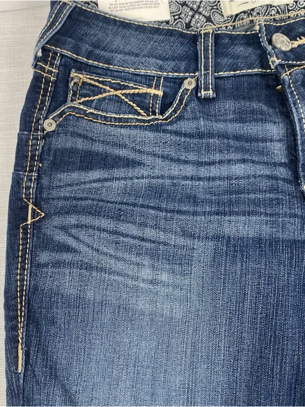 Ariat Women's Dark Blue Bootcut Jeans - REAL Denim - Image 7