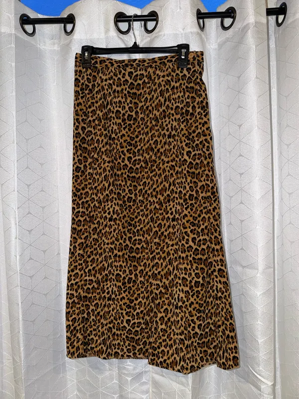 Leopard Mermaid Skirt Brown - Image 2