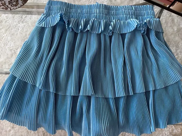 Blue Frilly Skirt - Image 2
