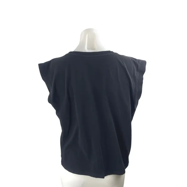 Ann Taylor LOFT Women's Black Sleeveless Basic Casual Muscle Tee Tank Top Size M - Image 3