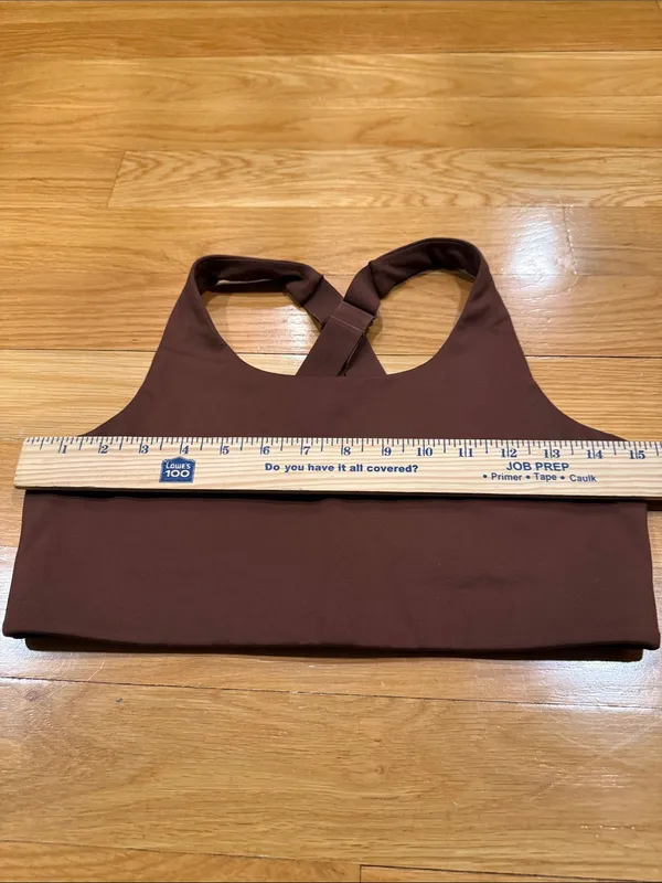 Girlfriend collective Simone high support earth brown bra size large . - Image 2