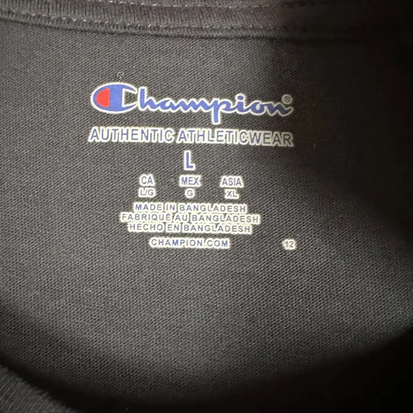 Auburn Tigers Champion Large Blue Athleticwear T-Shirt‎ Short Sleeve NWT - Image 5