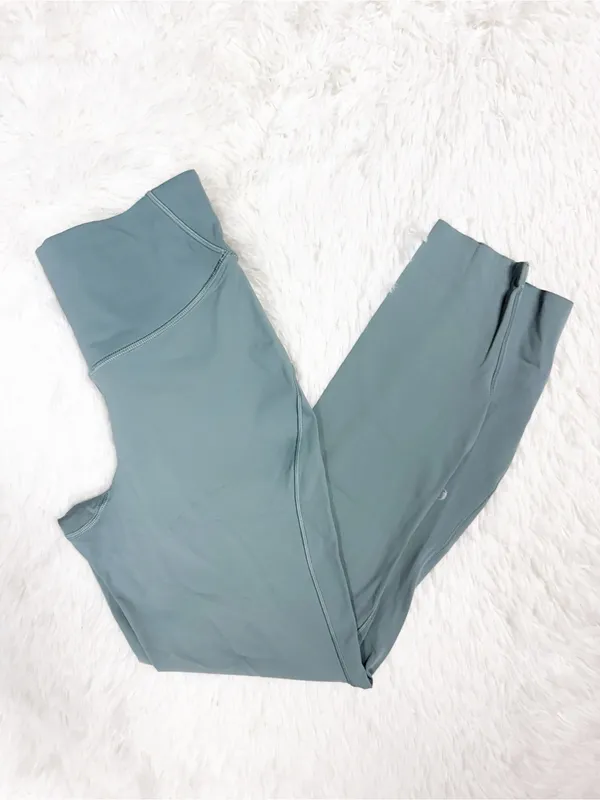 Lululemon In Movement Tights Size 6 Teal 25” Leggings Everlux - Image 5