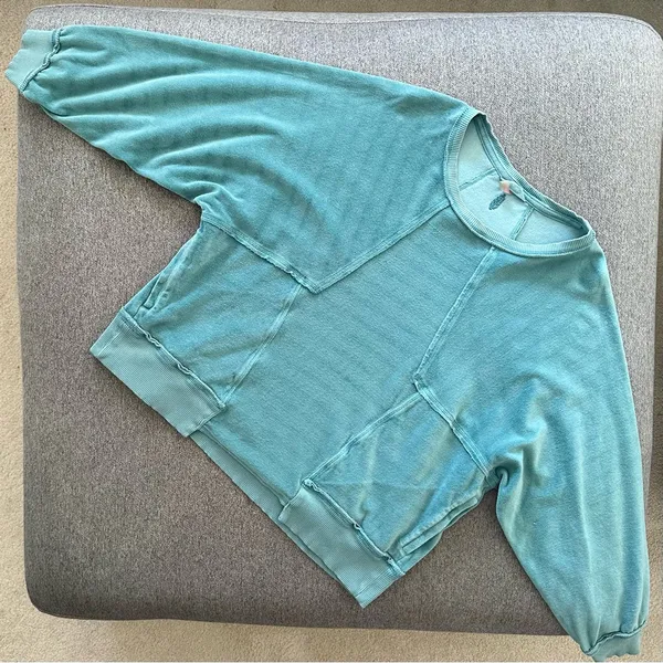 Free People Movement Strive On Sweater In Jewel XS - Image 4