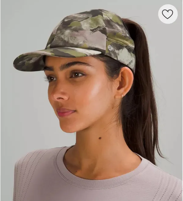 Lululemon Wunder Train Hat Green Camo XS/S - Image 2