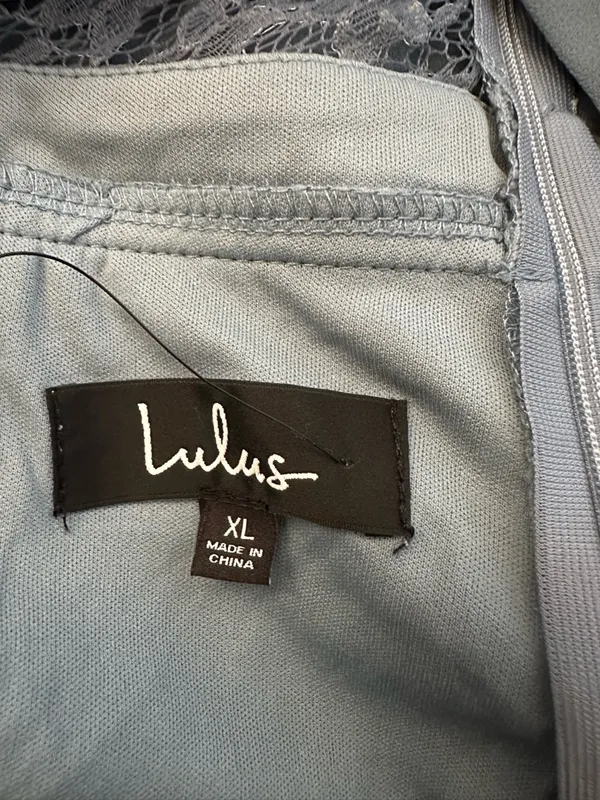 Lulu's Dusty Blue Spaghetti Strap Maxi Dress - Image 9