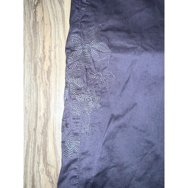 NikeY2K ACG Hiking Shorts Size 10 Women Brown Conditions‎ Gear Floral Embroidery - Image 3