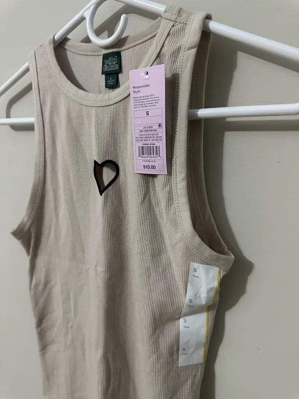 wild fable Heart Cutout Tank Top - Image 3