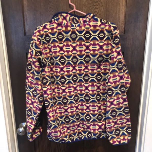 Patagonia Synchilla Snap Fleece Geometric Pattern Aztec Women’s Medium - Image 4