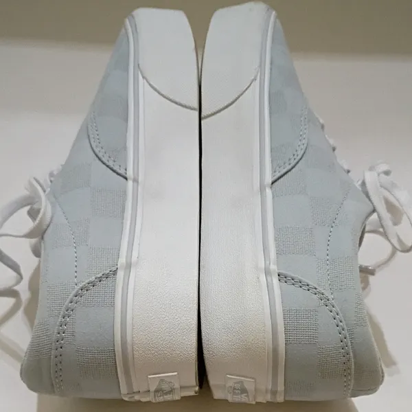 Vans Doheny Light Blue Checkered Sneakers - Image 7