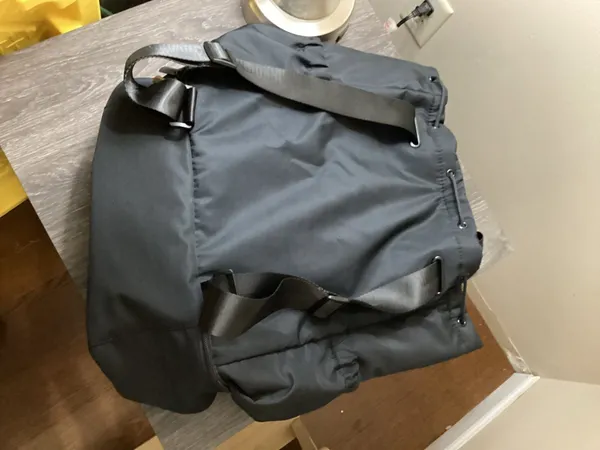 Beyond Yoga Commuter Backpack Black Drawstring Gym Bag - Image 5
