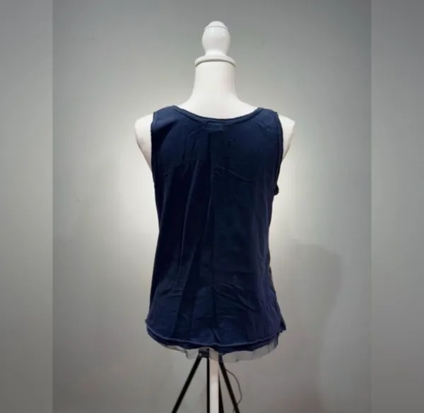 CLEAROUT! Navy J. Crew Collection Sequin Tank Size M VGUC - Image 2