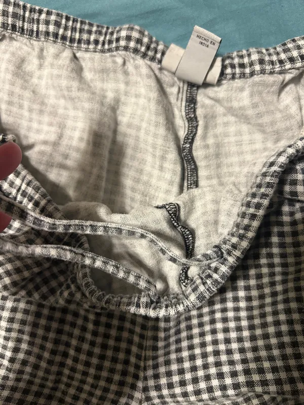 A new day Gingham Linen-like Shorts - Image 2